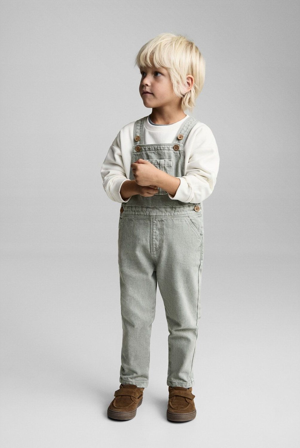 MANGO KIDS - Jardinera Largo Vaquero Bolsillo Niño Mango Kids