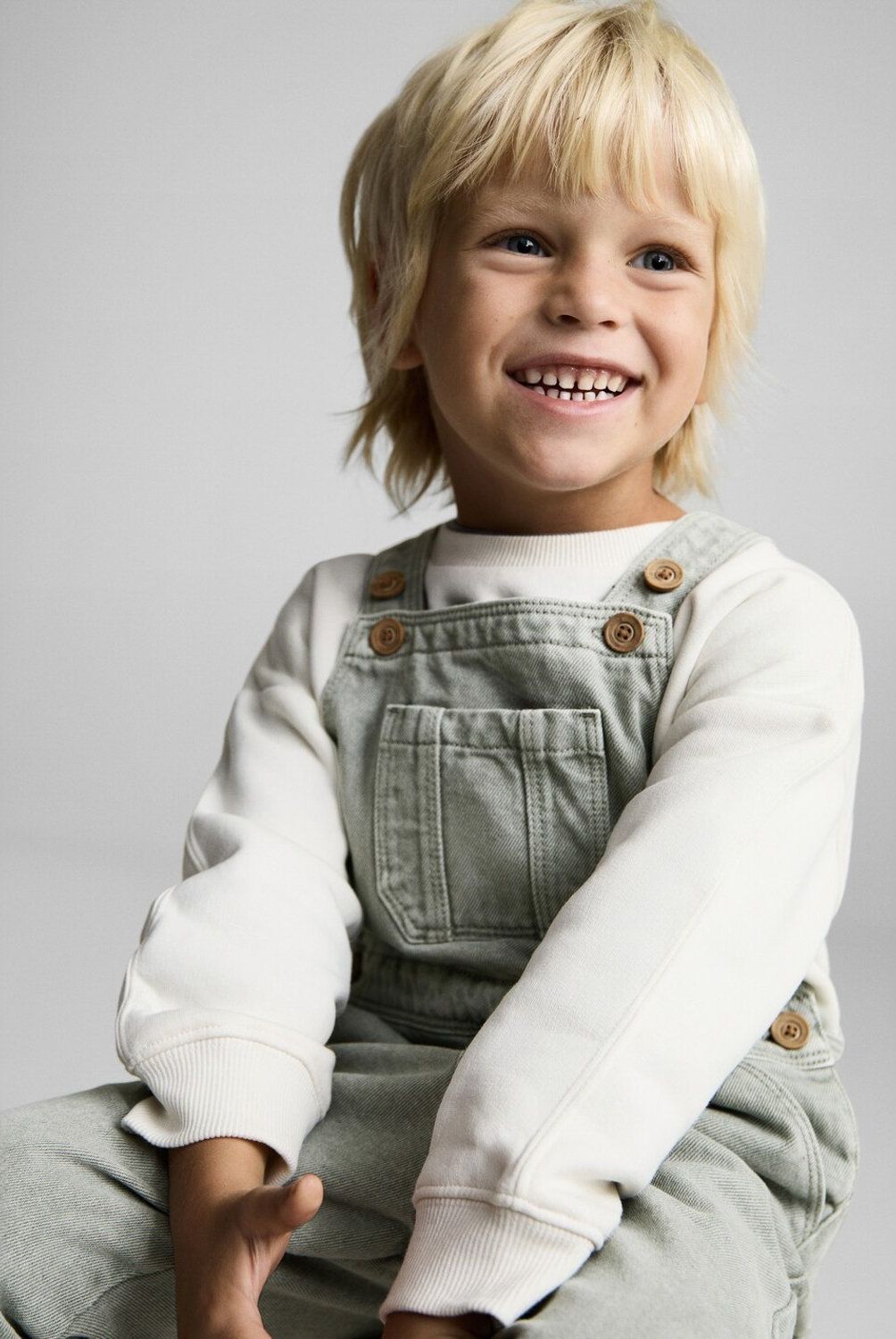 MANGO KIDS - Jardinera Largo Vaquero Bolsillo Niño Mango Kids