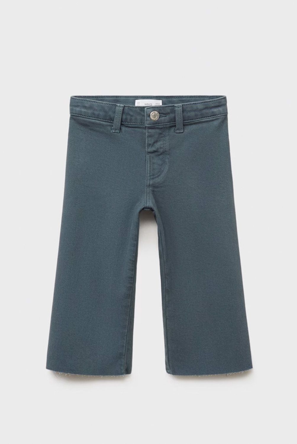 MANGO KIDS - Jeans Seamless Bajo Deshilachado Bebé Niña Algodón Mango Kids