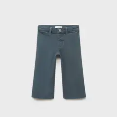 MANGO KIDS - Jeans Seamless Bajo Deshilachado Bebé Niña Algodón