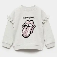 MANGO KIDS - Polerón The Rolling Stones Bebé Niña Algodón