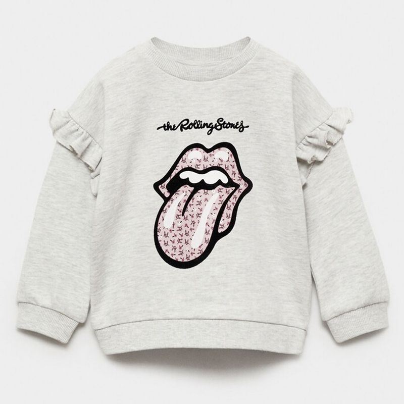MANGO KIDS - Polerón The Rolling Stones Bebé Niña Algodón Mango Kids