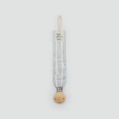 MANGO KIDS - Chupetero Broche Rayas Unisex Bebé