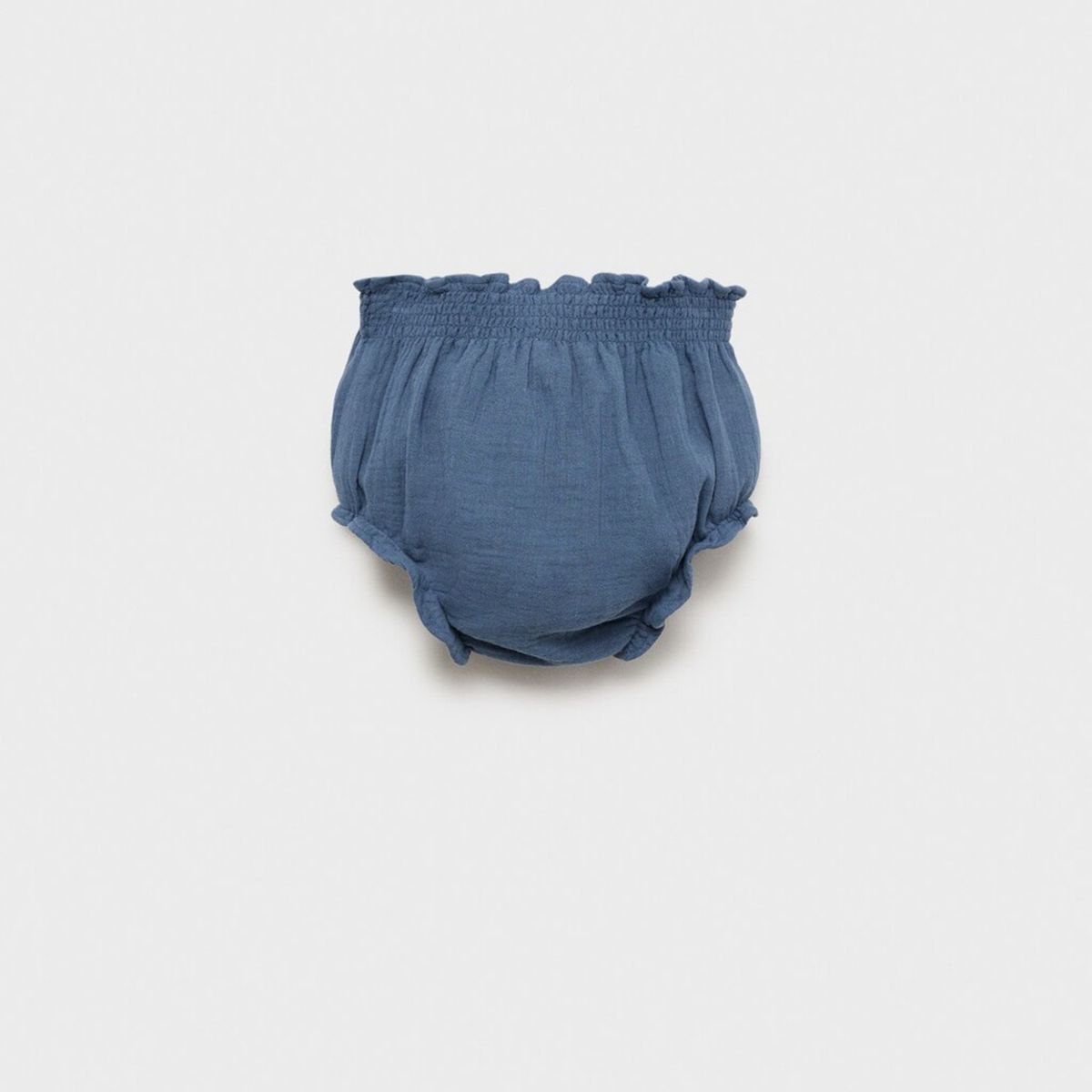 MANGO KIDS - Shorts Algodón Efecto Vaquero Bebé Niña Mango Kids