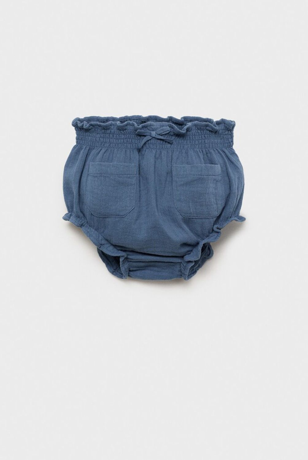 MANGO KIDS - Shorts Algodón Efecto Vaquero Bebé Niña Mango Kids