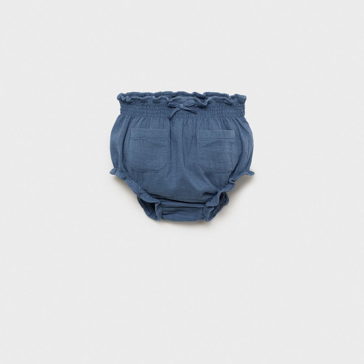 MANGO KIDS - Shorts Algodón Efecto Vaquero Bebé Niña Mango Kids