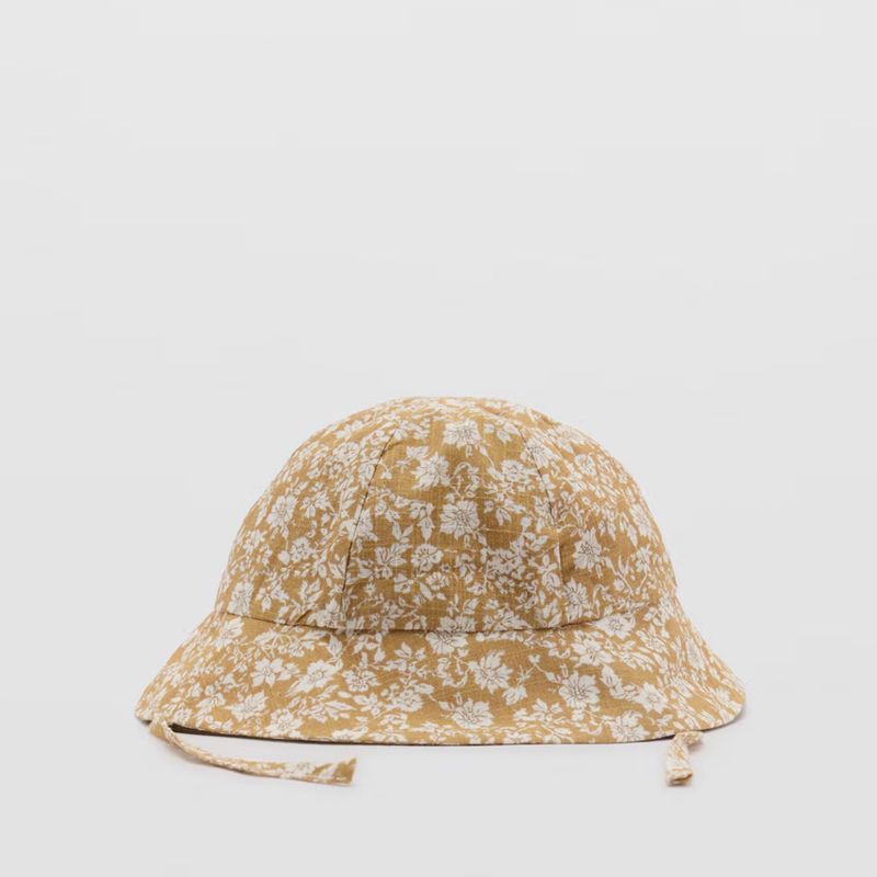MANGO KIDS - Gorro Algodón Flores Niña Mango Kids