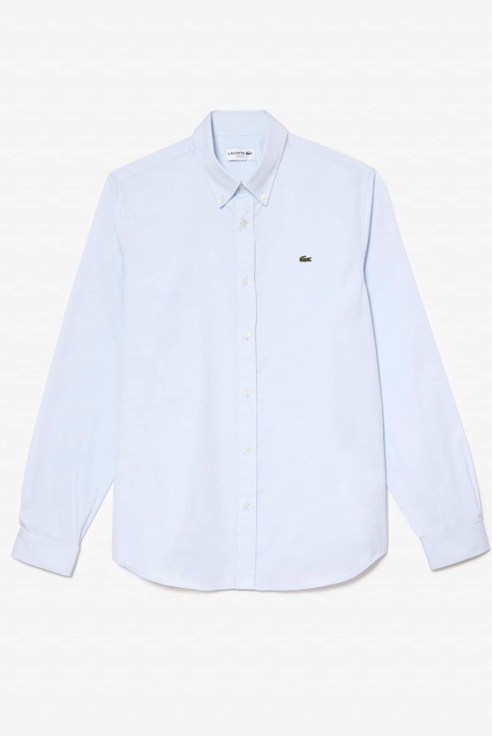 LACOSTE - Camisa Casual Manga Larga Hombre Lacoste