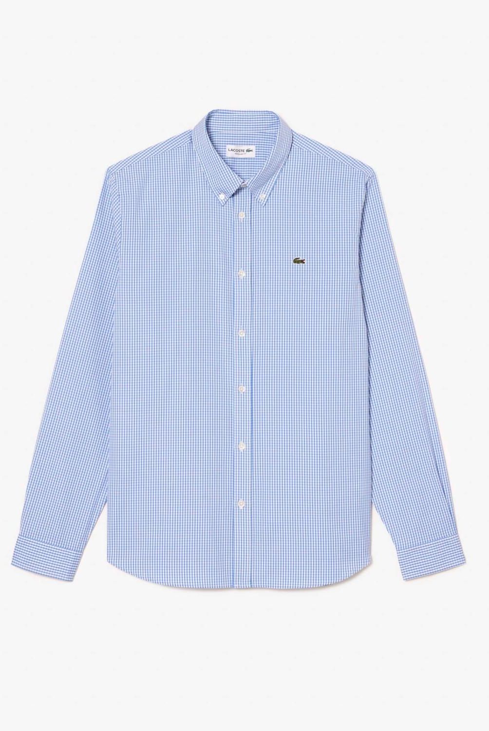 LACOSTE - Camisa Casual Manga Larga Hombre Lacoste