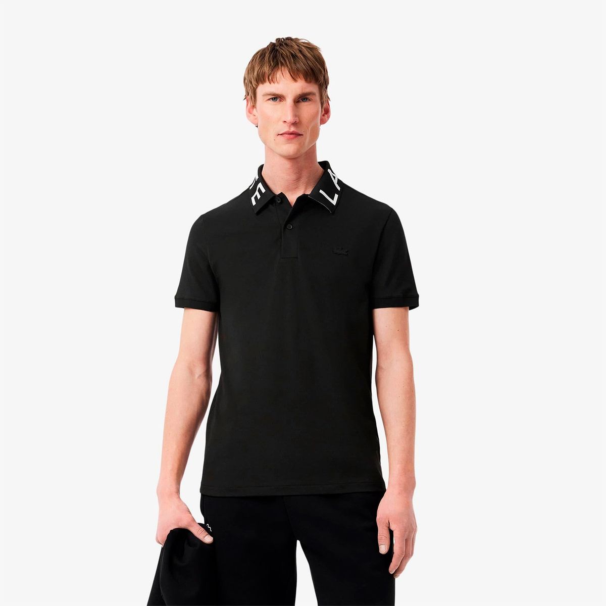 LACOSTE - Polera Manga Corta Hombre Hombre Algodón Lacoste