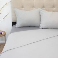 Juego De Sábanas Polar Compose Lisa 2 Plazas Gris