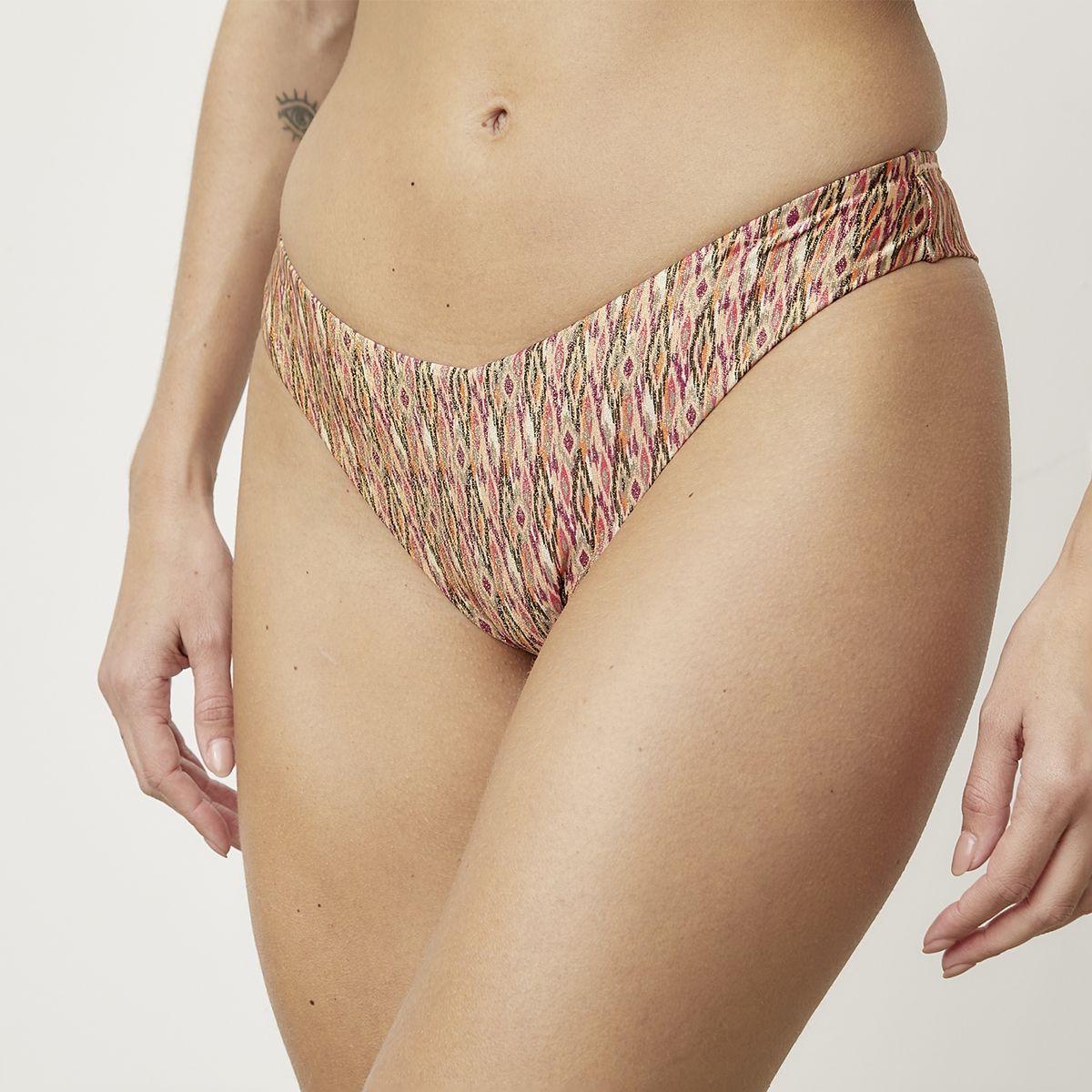 ETAM - Bottom de Bikini Brazilian High-leg  Brillos Lumineux Mujer Etam