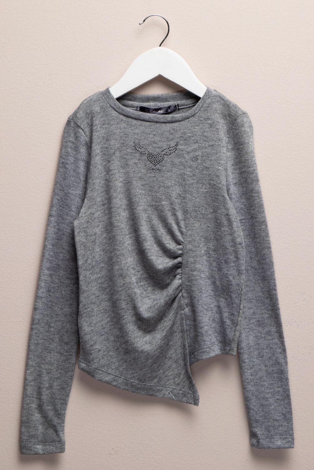 CACAO - Polera Nabil Algodón Niña Cacao
