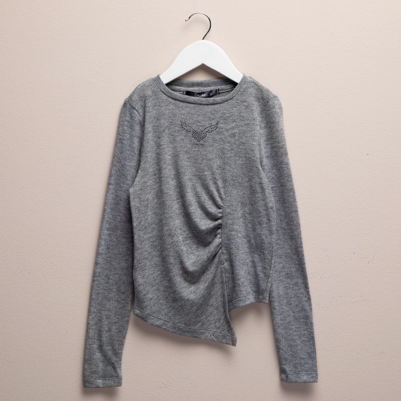 CACAO - Polera Nabil Algodón Niña Cacao