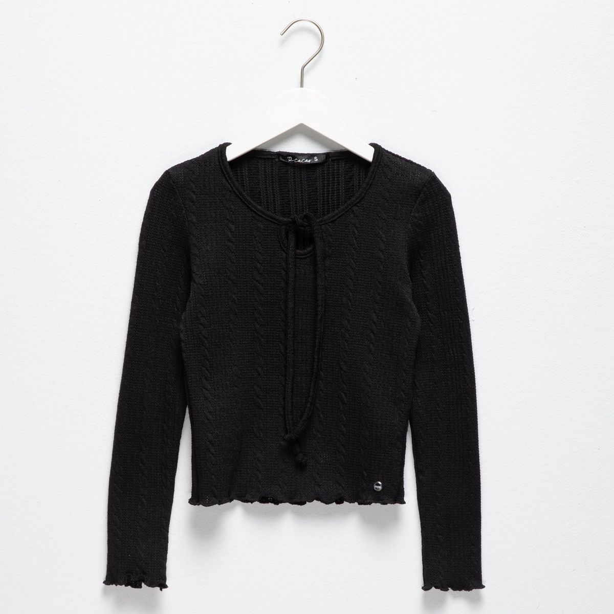 CACAO - Polera Hakim Algodón Niña Cacao