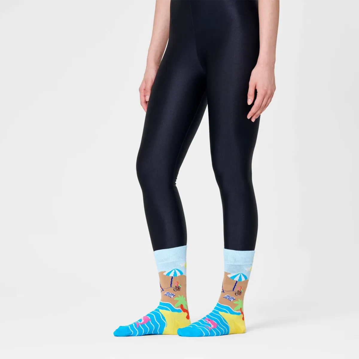 HAPPY SOCKS - Calcetín Algodón Blue Beach Break Hombre Happy Socks