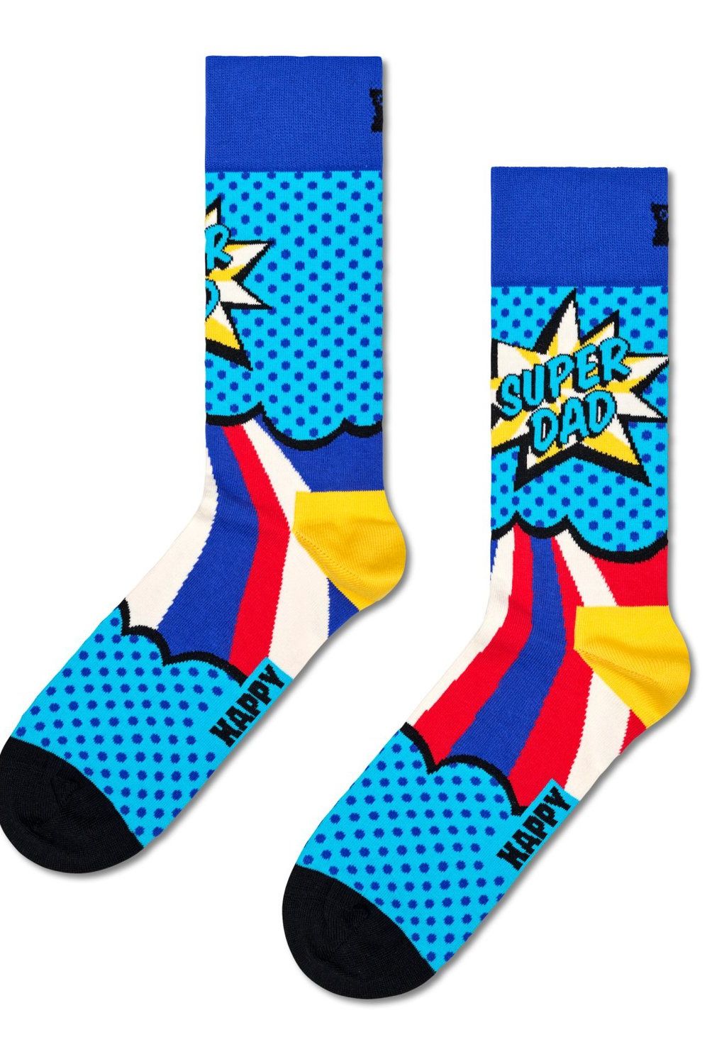 HAPPY SOCKS - Calcetín Algodón Super Dad Unisex Happy Socks
