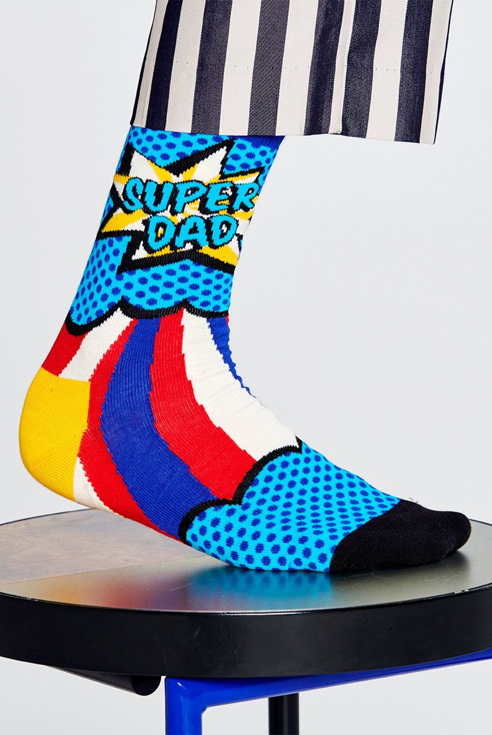 HAPPY SOCKS - Calcetín Algodón Super Dad Unisex Happy Socks