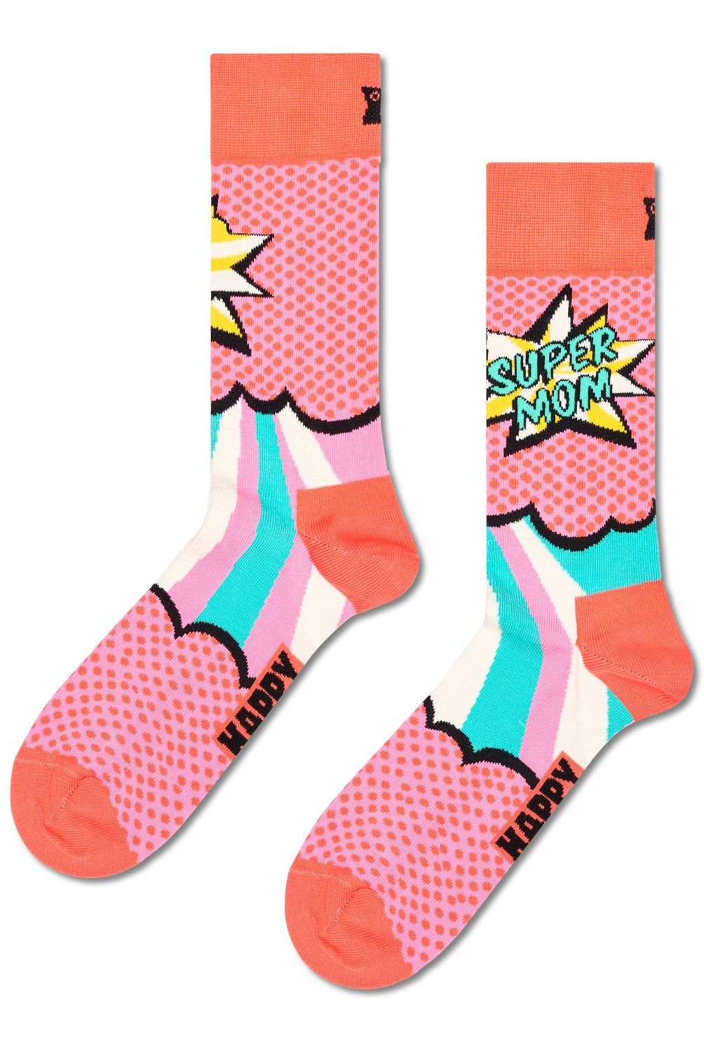 HAPPY SOCKS - Calcetín Algodón Super Mom Unisex Happy Socks