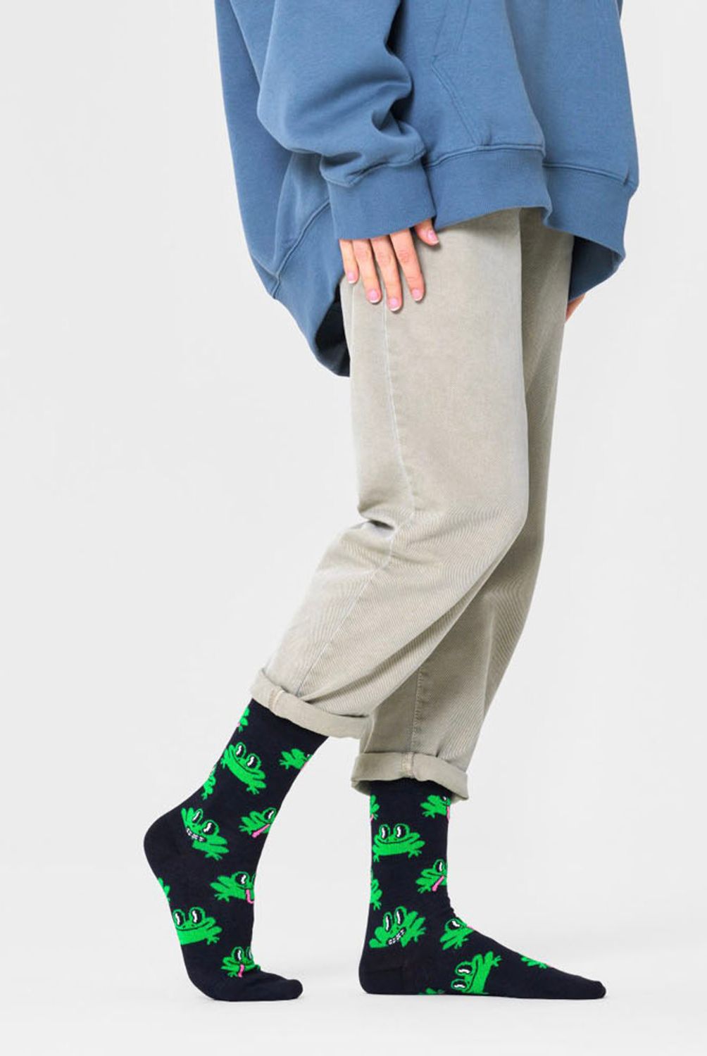 HAPPY SOCKS - Calcetín Algodón Frog Unisex Happy Socks