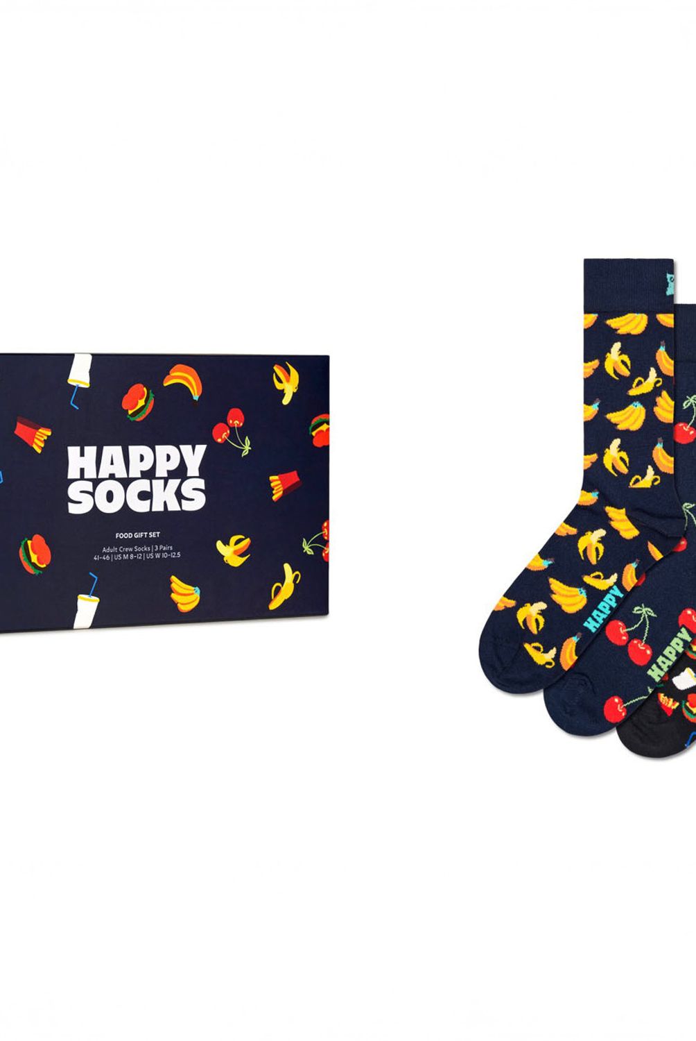 HAPPY SOCKS - Pack 3 Calcetines Food Unisex Happy Socks