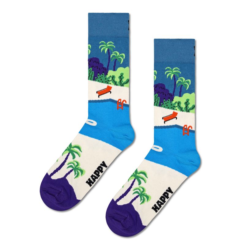 HAPPY SOCKS - Calcetín Algodón Pool Side Hombre Happy Socks
