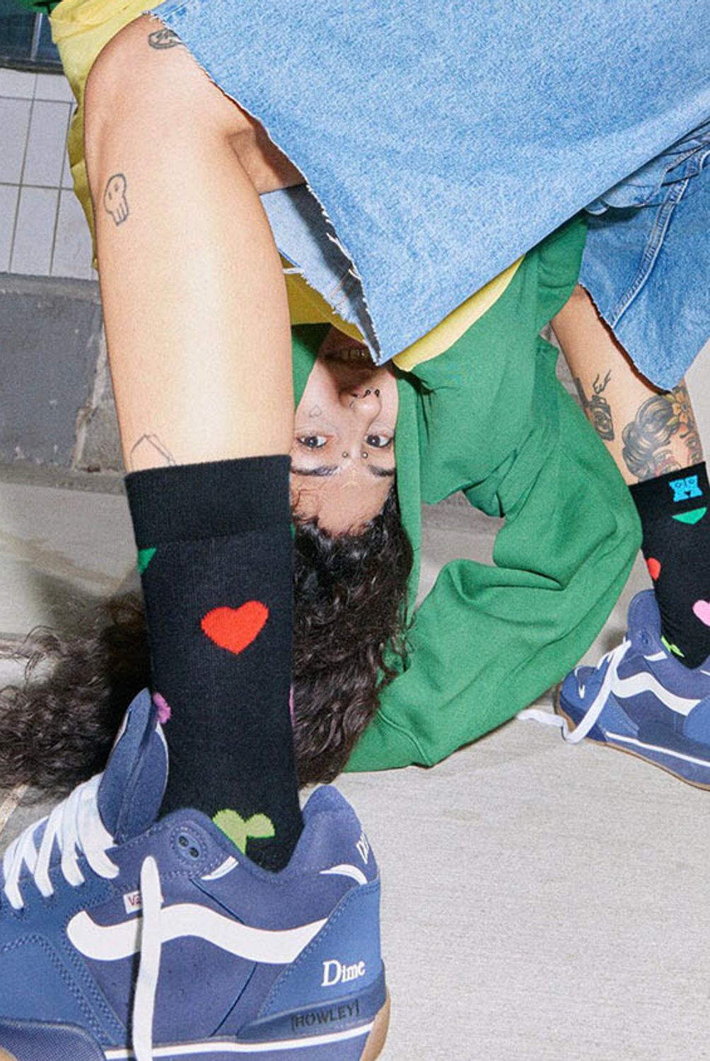 HAPPY SOCKS - Calcetín Algodón Heart Unisex Happy Socks