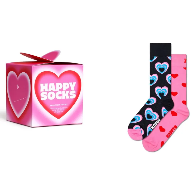 HAPPY SOCKS Pack 2 Calcetines Valentine's Hombre