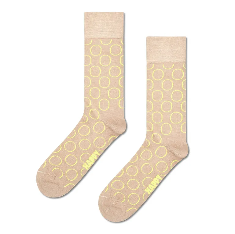 HAPPY SOCKS Calcetín Algodón Big Dot Plant Dye Hombre