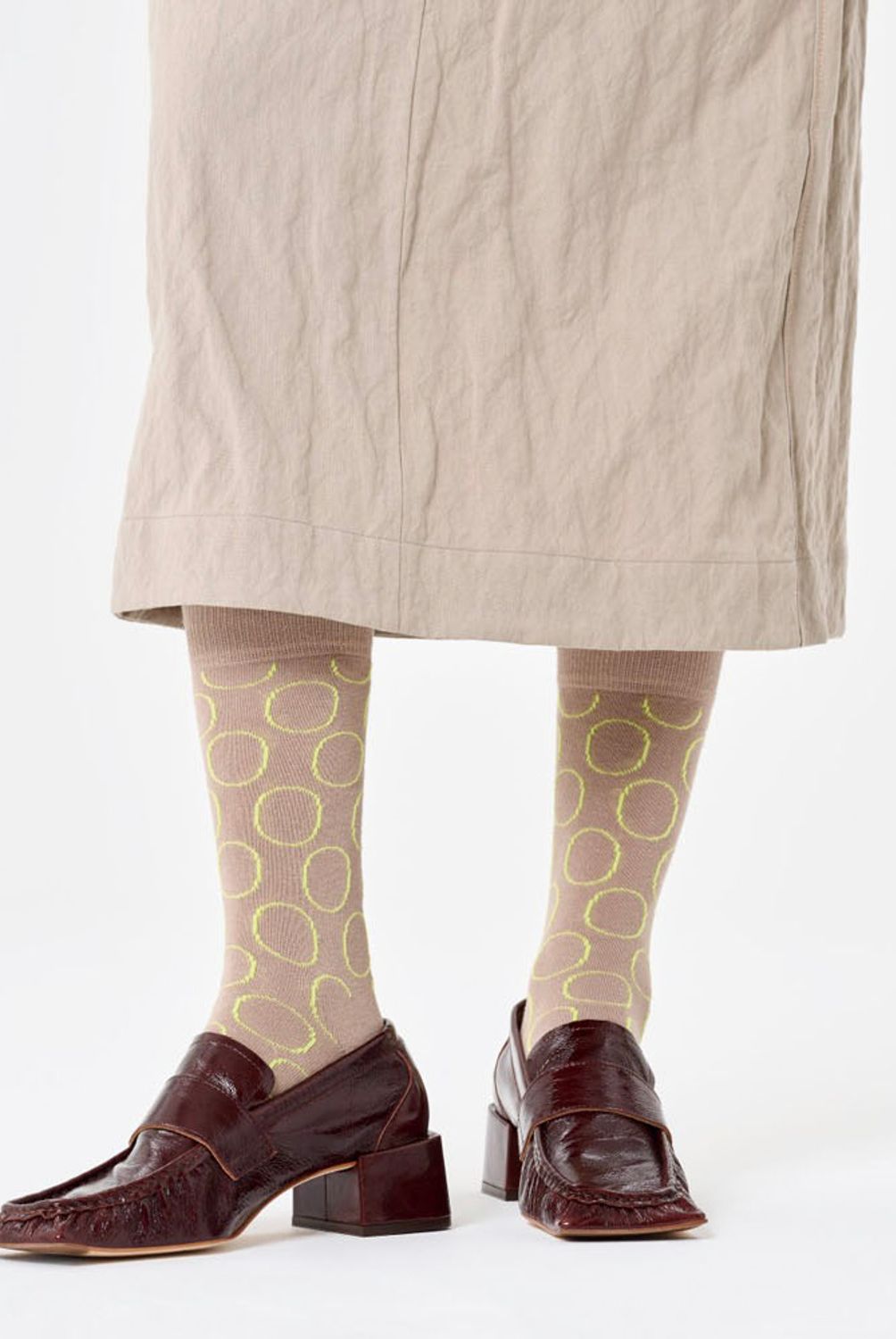 HAPPY SOCKS - Calcetín Algodón Big Dot Plant Dye Unisex Happy Socks
