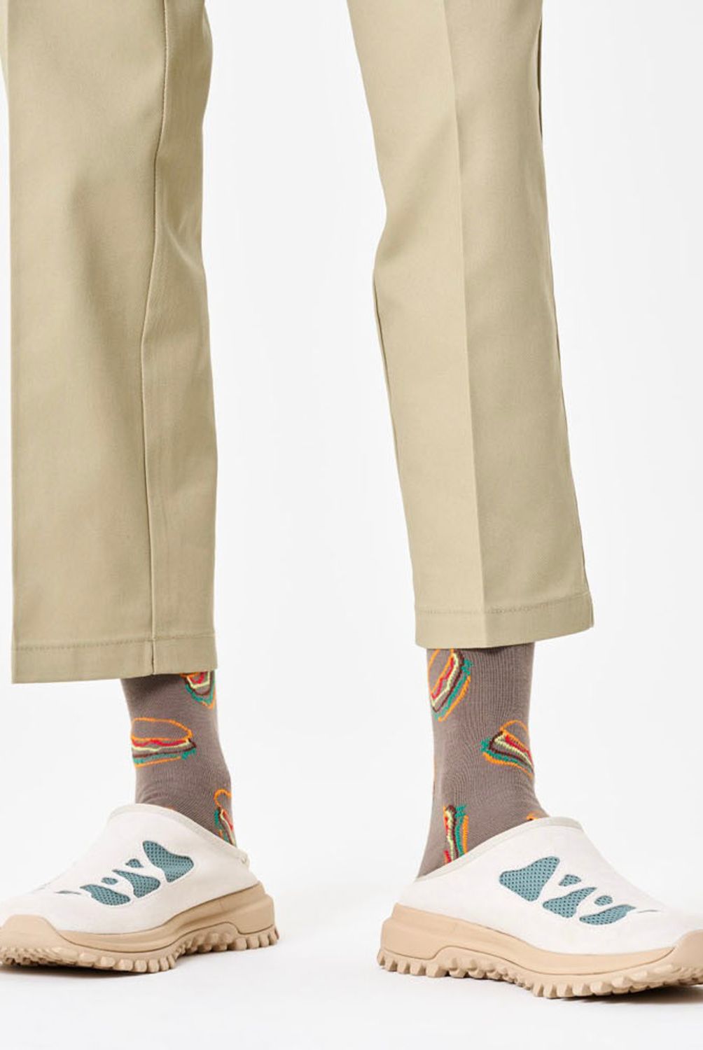 HAPPY SOCKS - Calcetín Algodón Veggieburger Plant Dye Unisex Happy Socks