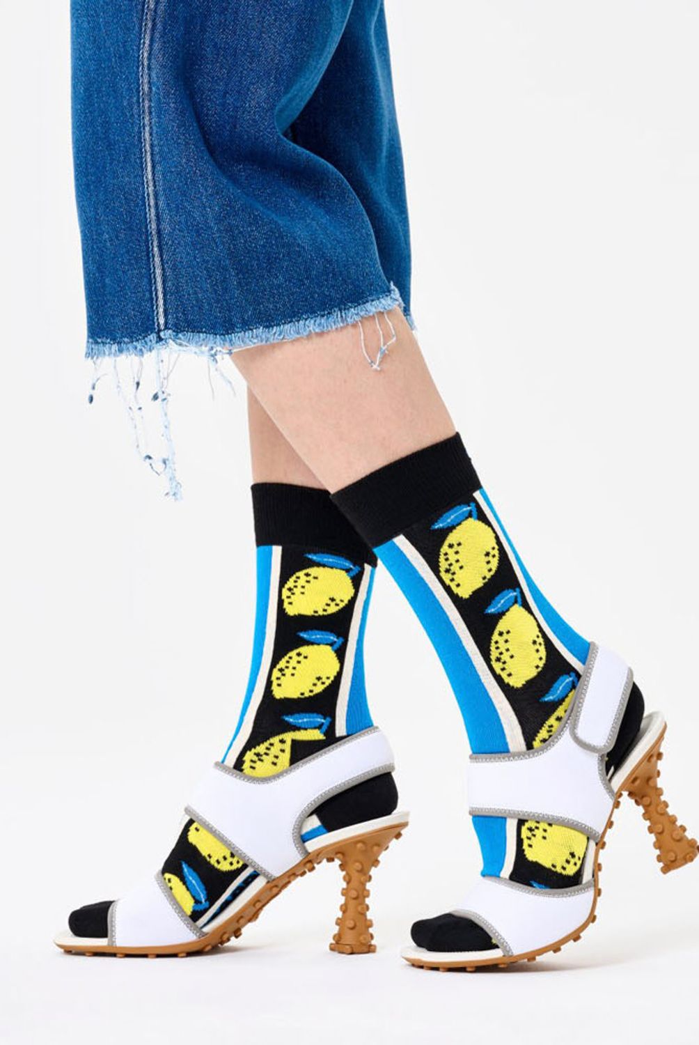 HAPPY SOCKS - Calcetín Algodón Lemon Unisex Happy Socks