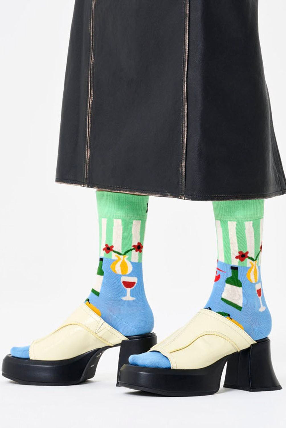 HAPPY SOCKS - Calcetín Algodón Dinner Unisex Happy Socks