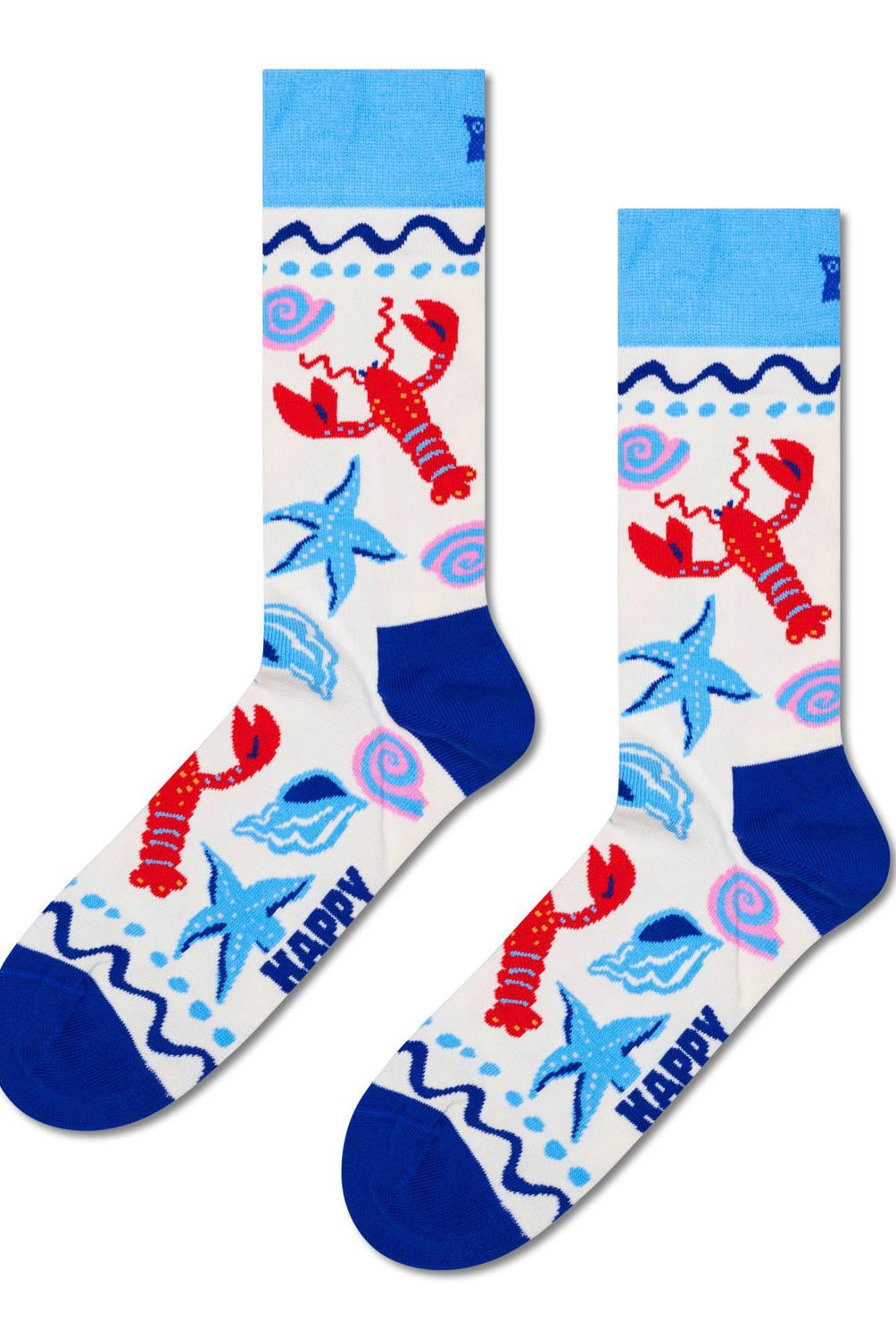 HAPPY SOCKS - Calcetín Algodón Seafood Unisex Happy Socks