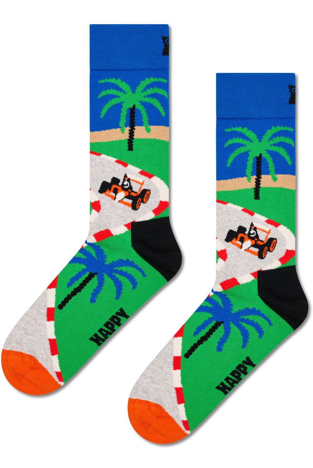 HAPPY SOCKS - Calcetín Algodón Racing Unisex Happy Socks