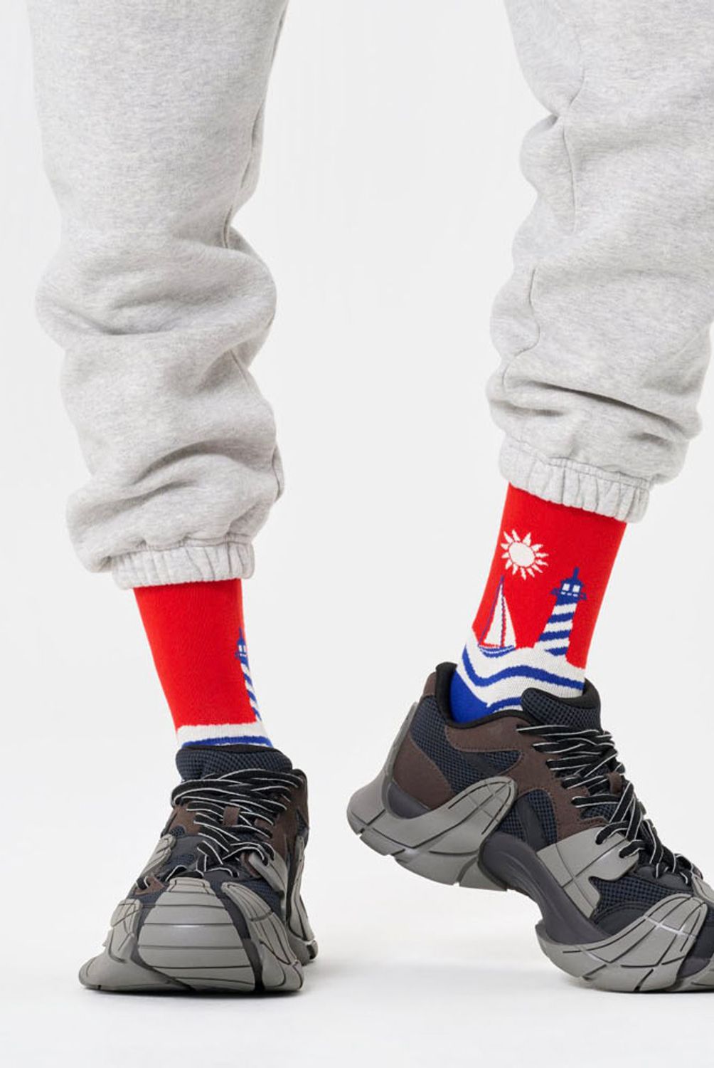HAPPY SOCKS - Calcetín Algodón Sail Away Unisex Happy Socks