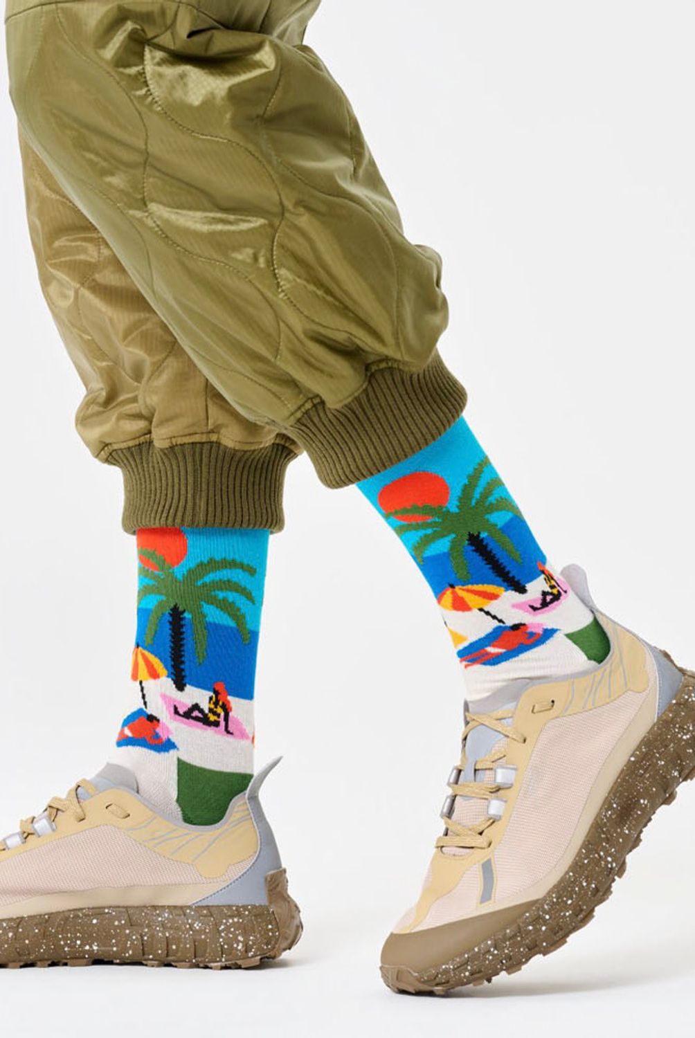 HAPPY SOCKS - Calcetín Algodón Beach Unisex Happy Socks