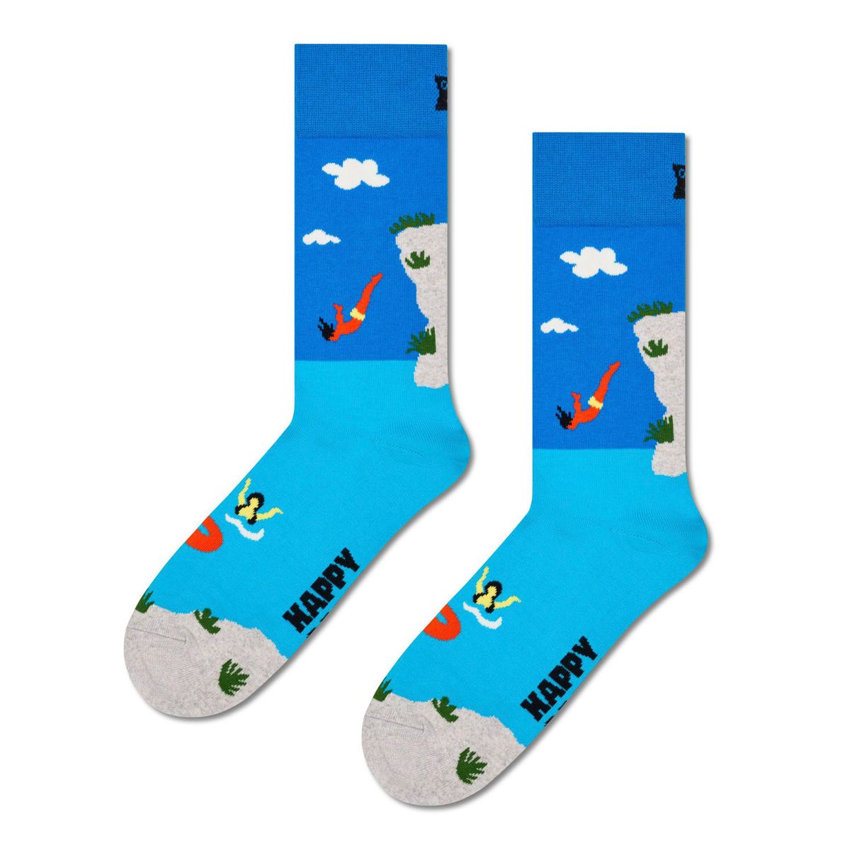 HAPPY SOCKS - Calcetín Algodón Cliff Diving Hombre Happy Socks