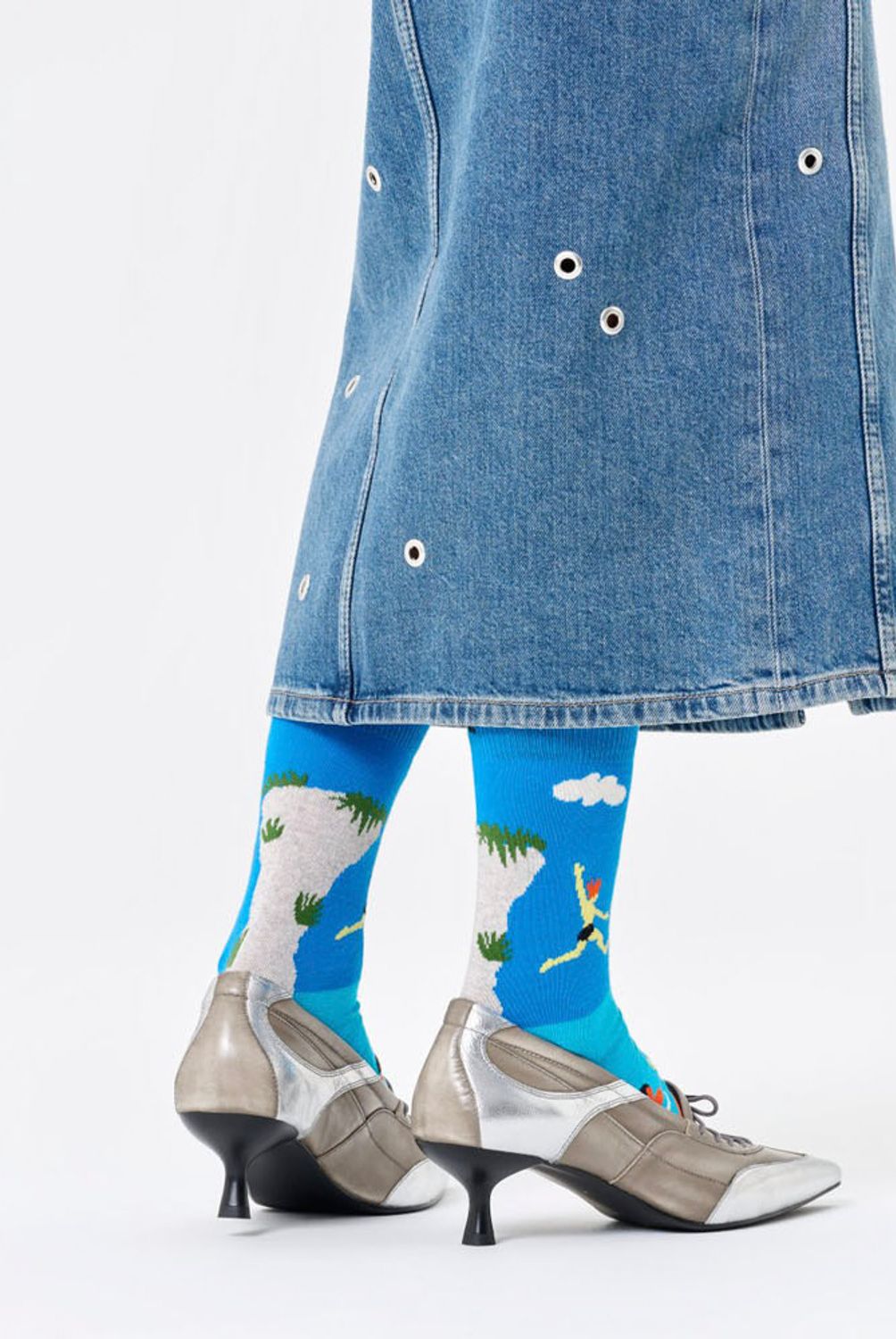 HAPPY SOCKS - Calcetín Algodón Cliff Diving Unisex Happy Socks