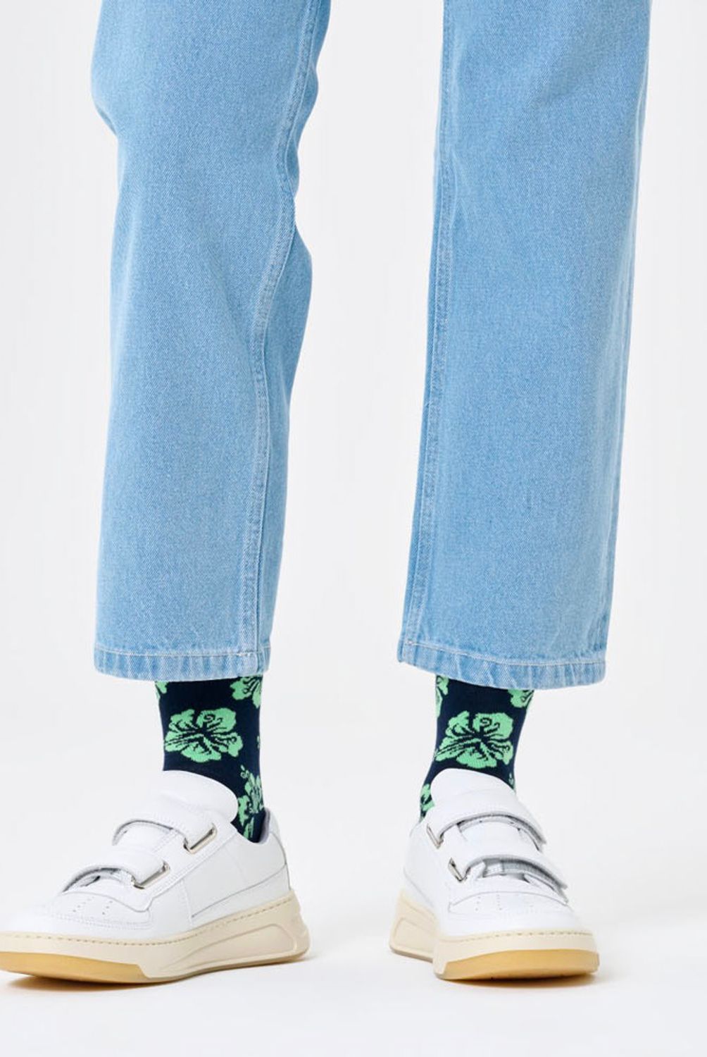 HAPPY SOCKS - Calcetín Algodón Hibiscus Unisex Happy Socks