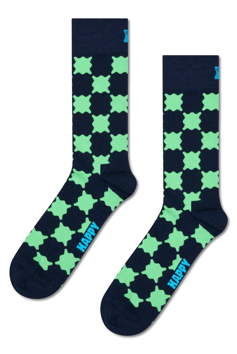 HAPPY SOCKS - Calcetín Algodón Wobbly Check Unisex Happy Socks