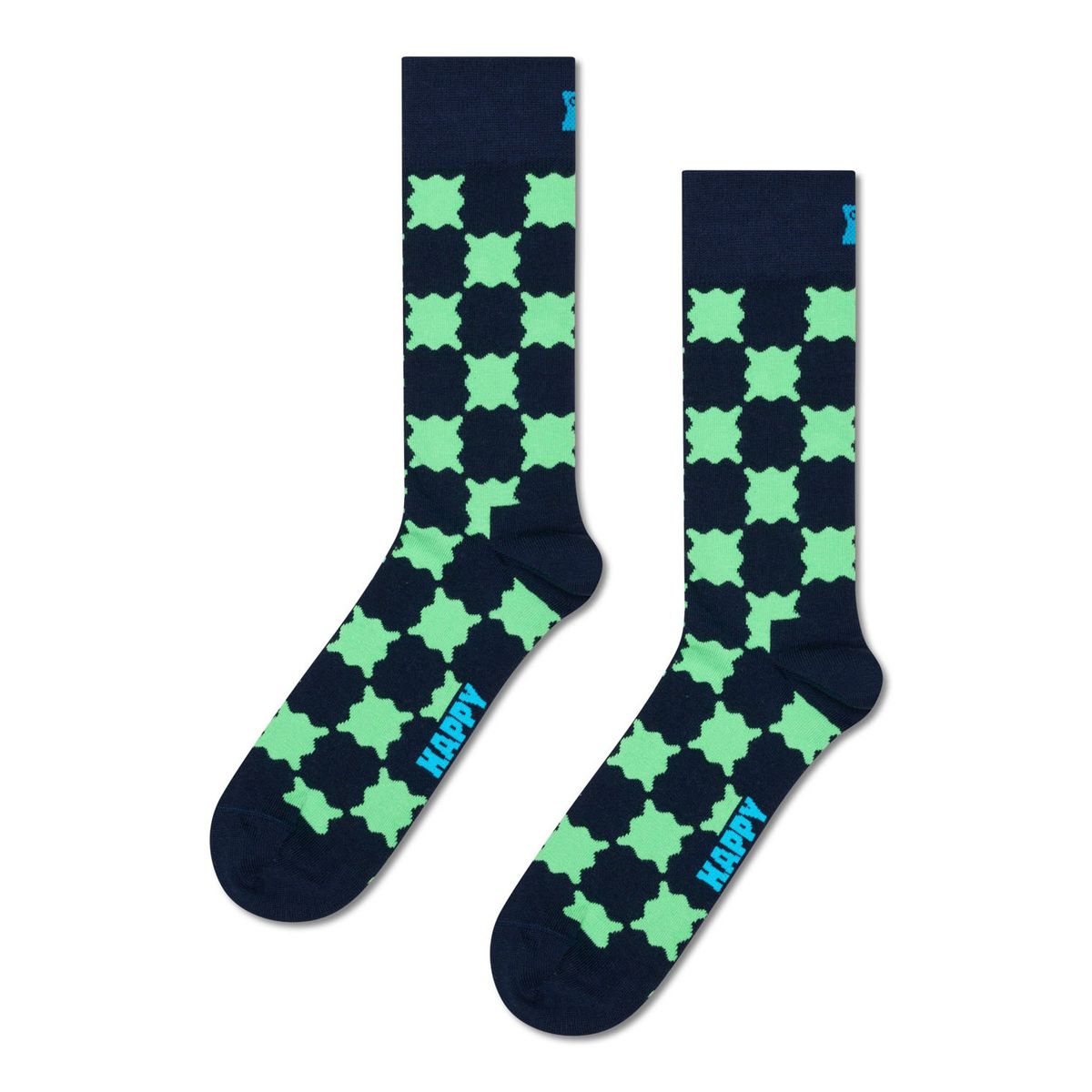 HAPPY SOCKS - Calcetín Algodón Wobbly Check Hombre Happy Socks