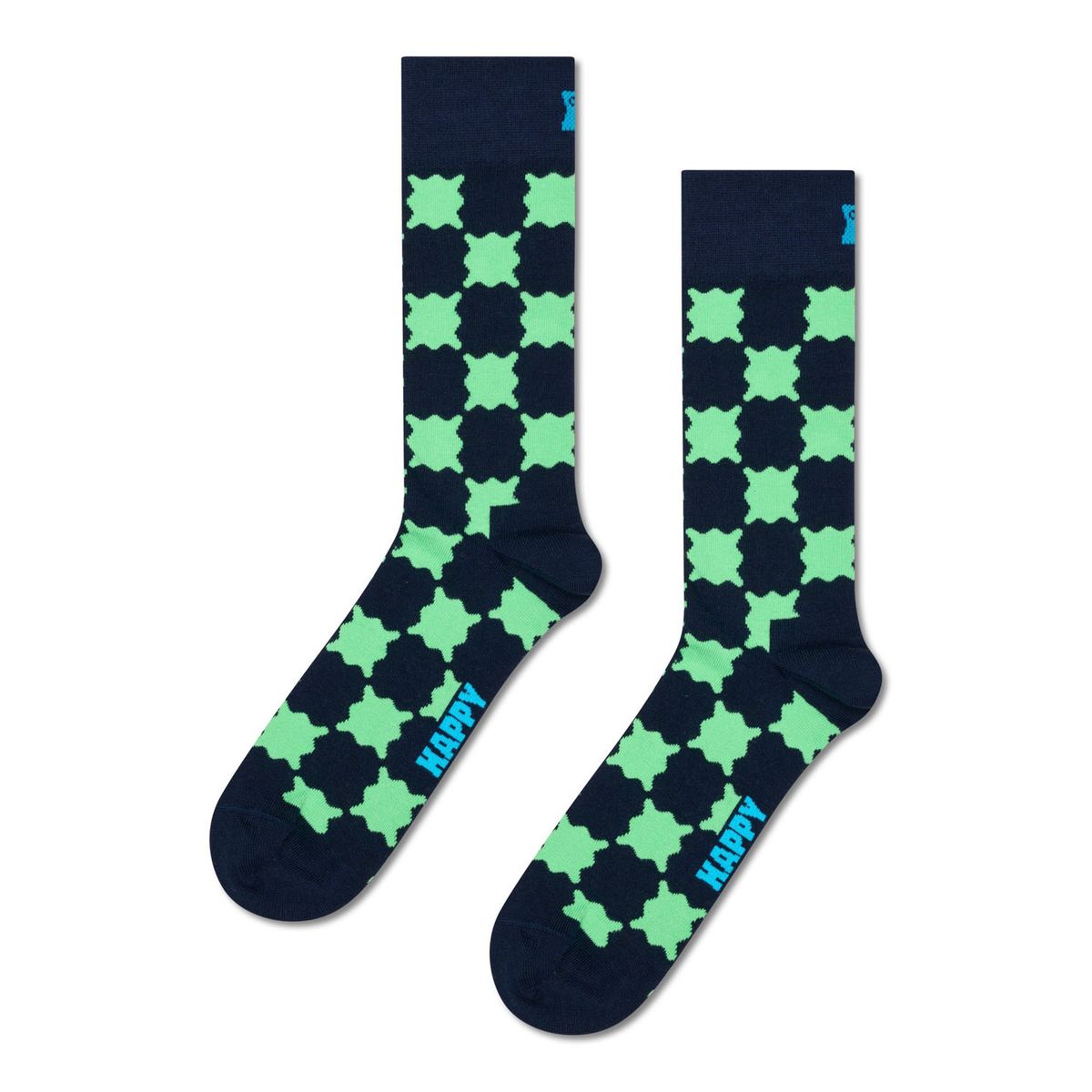 HAPPY SOCKS - Calcetín Algodón Wobbly Check Hombre Happy Socks
