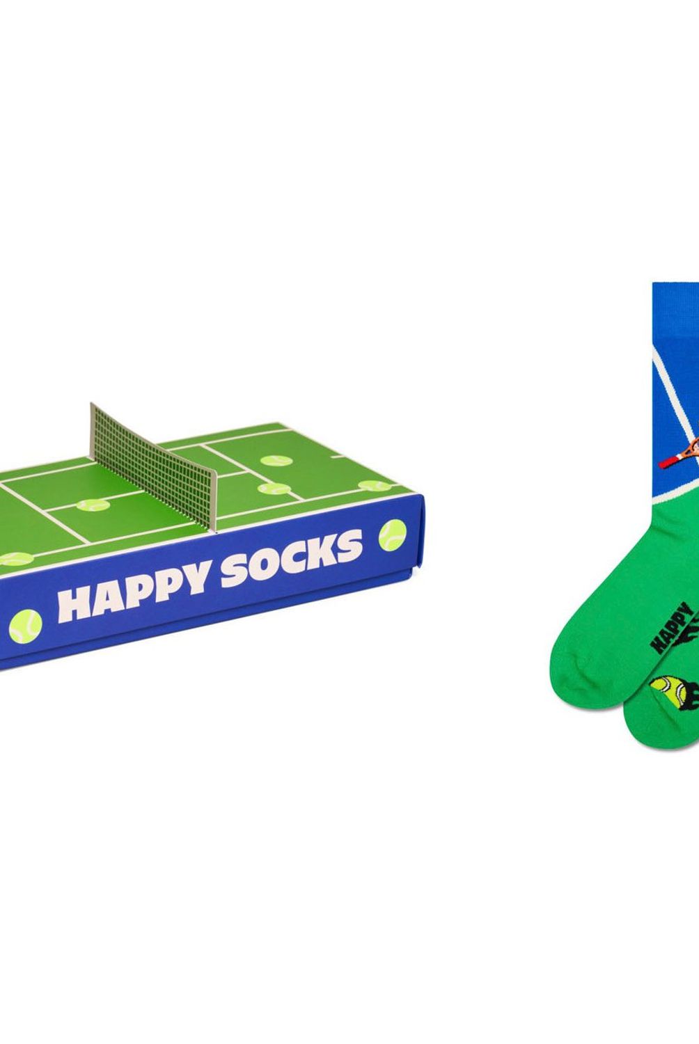 HAPPY SOCKS - Pack 2 Calcetines Tennis Unisex Happy Socks