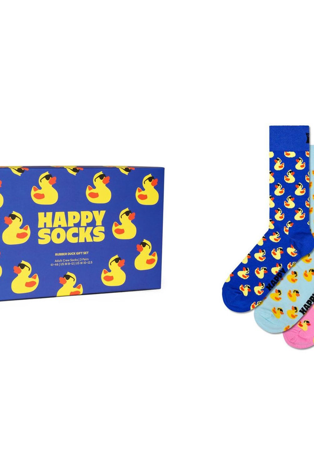 HAPPY SOCKS - Pack 3 Calcetines Rubber Duck Unisex Happy Socks