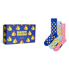 HAPPY SOCKS - Pack 3 Calcetines Rubber Duck Unisex