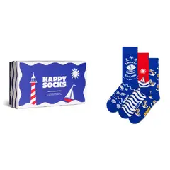 HAPPY SOCKS - Pack 3 Calcetines Smooth Sailing Unisex