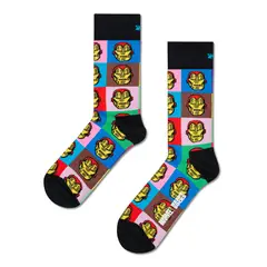 HAPPY SOCKS - Calcetín Algodón Iron Man Unisex