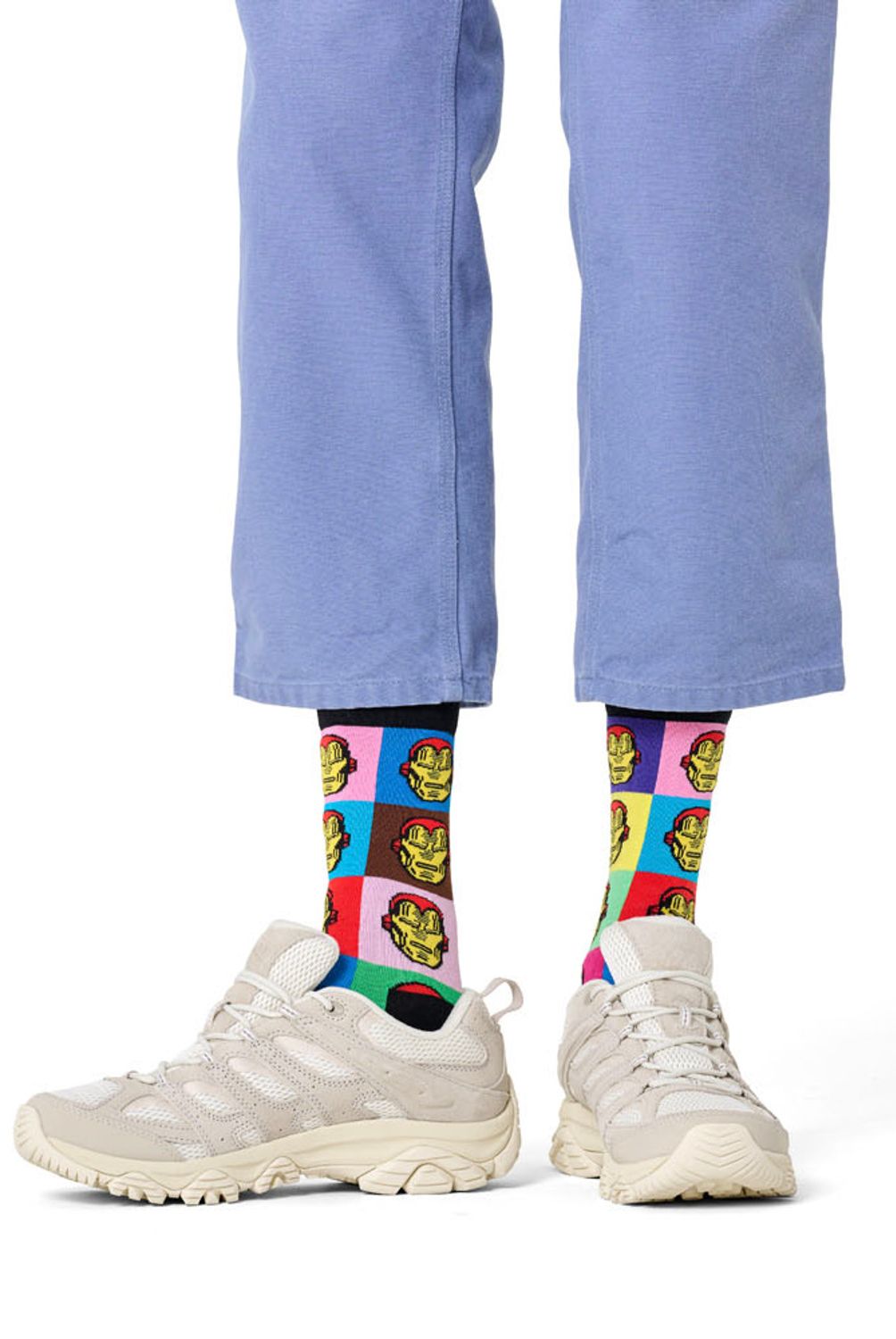 HAPPY SOCKS - Calcetín Algodón Iron Man Unisex Happy Socks