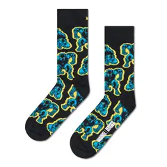HAPPY SOCKS - Calcetín Algodón Pantera Negra Unisex